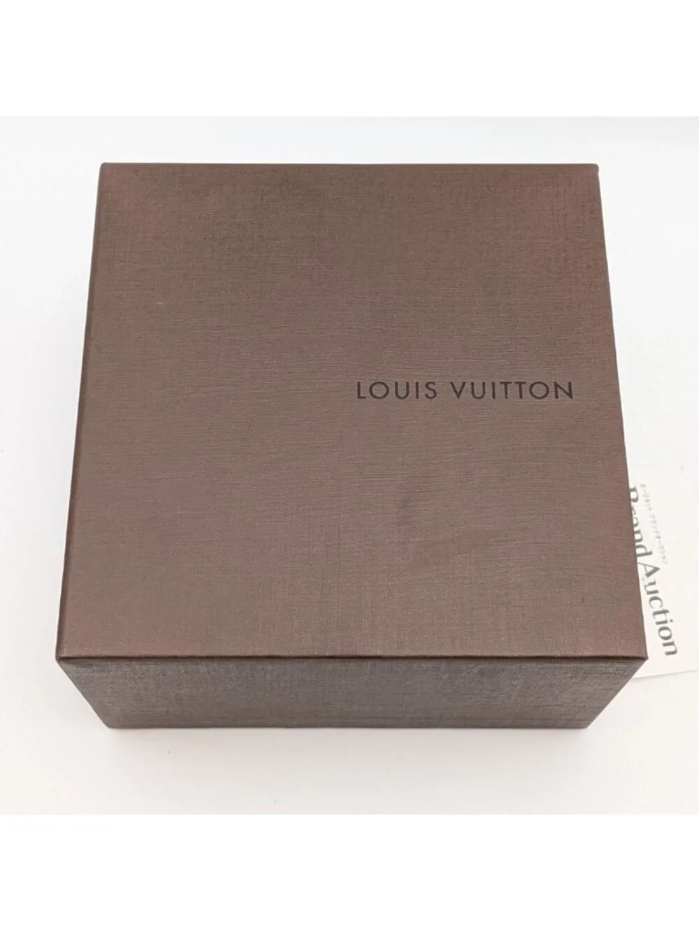 Louis Vuitton Ceinture Sidney Damier Belt Logo Silver Brown Navy